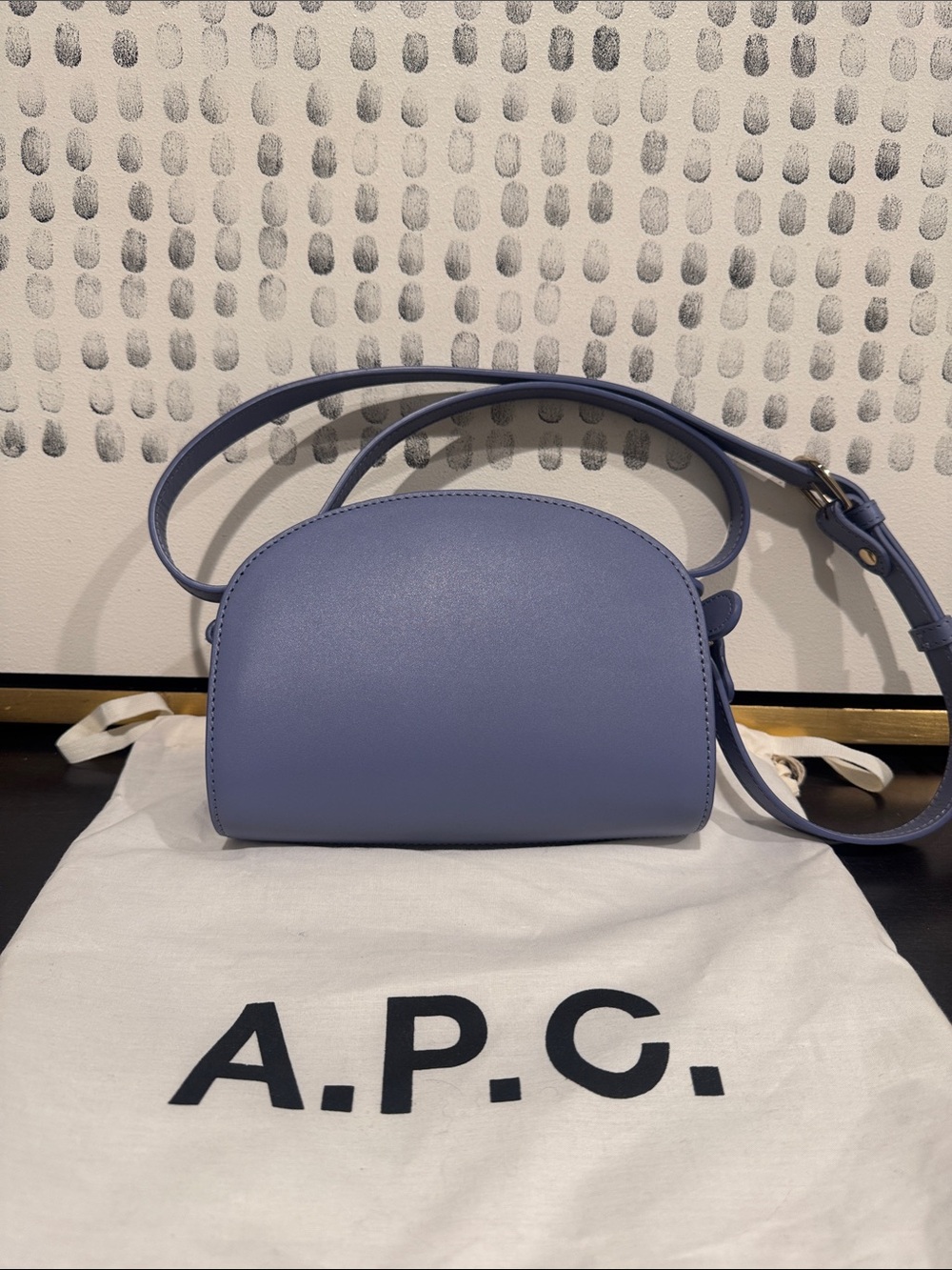 NEW A.P.C. Demi Lune Crossbody Bag - Picture 2 of 10
